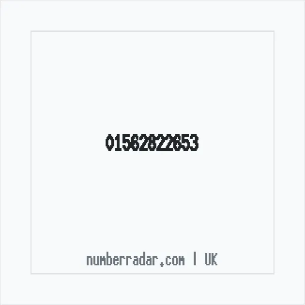 Reverse number check for +44 1562 822653 — who called me?