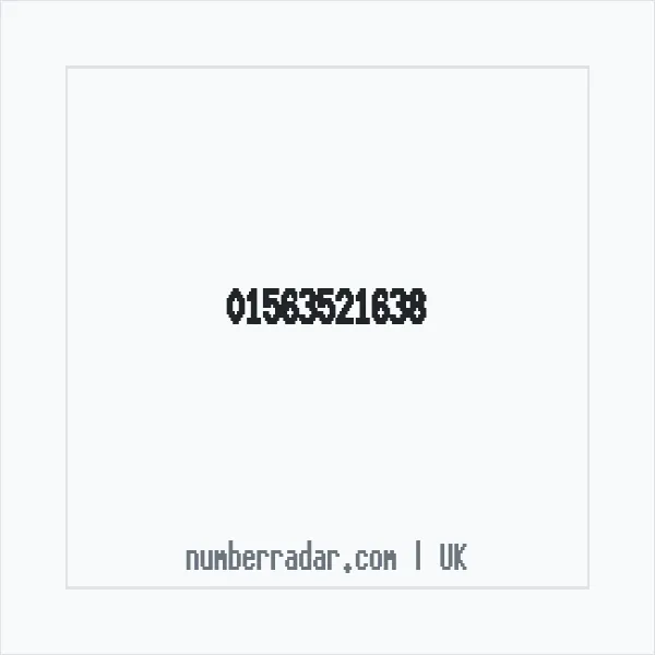 Reverse number check for +44 1563 521638 — who called me?