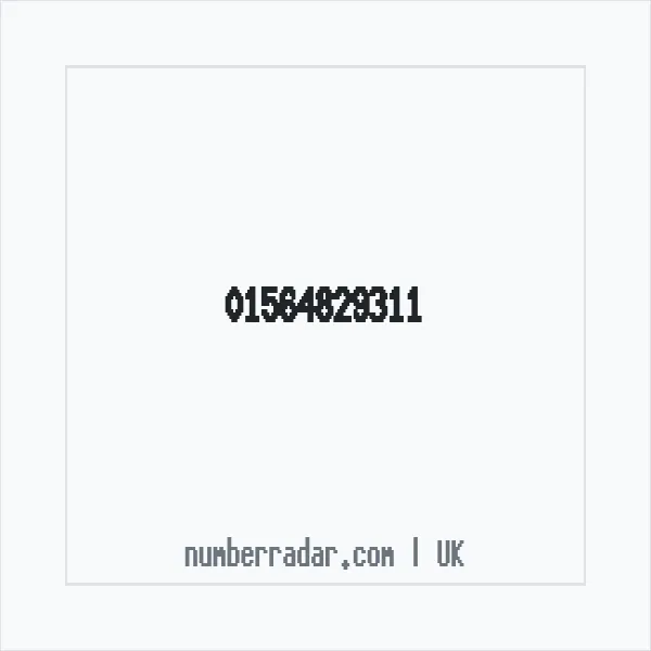 Reverse number check for +44 1564 829311 — who called me?