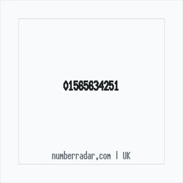 Reverse number check for +44 1565 634251 — who called me?