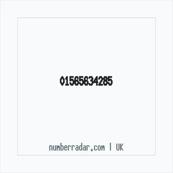 Reverse number check for +44 1565 634285 — who called me?