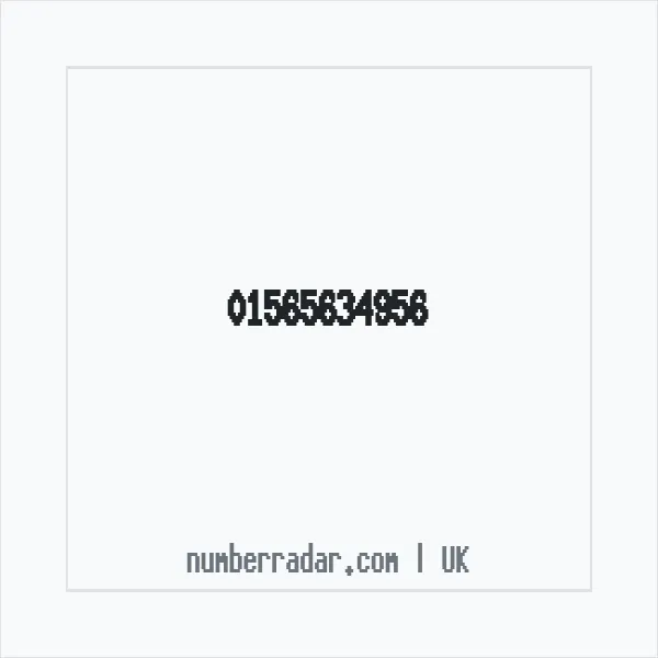 Reverse number check for +44 1565 634956 — who called me?