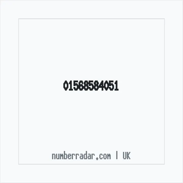 Reverse number check for +44 1568 584051 — who called me?