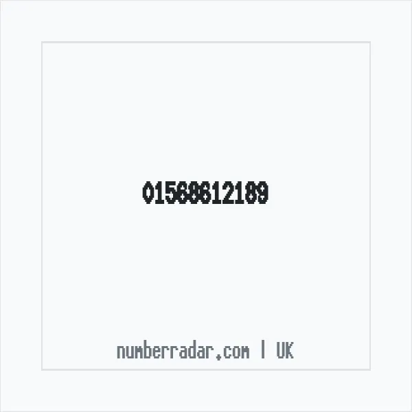 Reverse number check for +44 1568 612189 — who called me?
