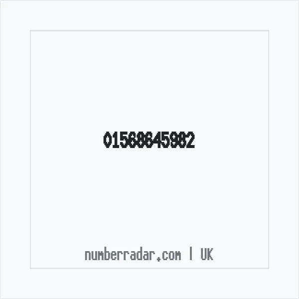 Reverse number check for +44 1568 645982 — who called me?