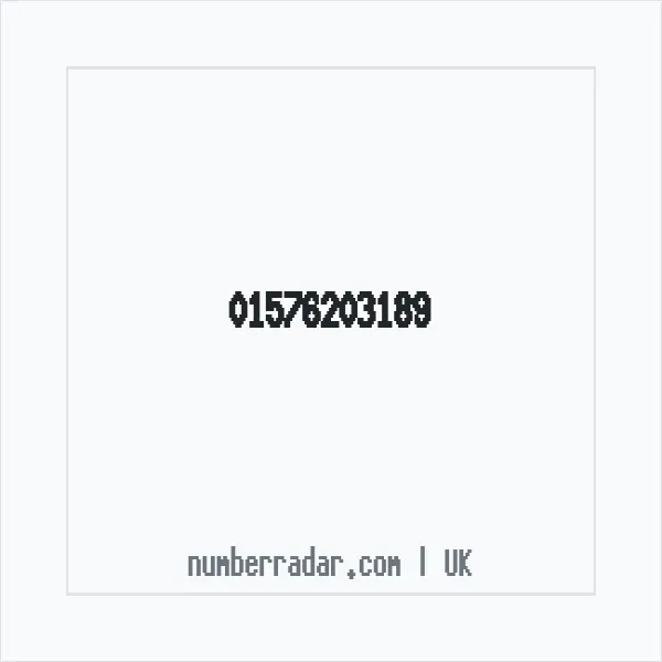Reverse number check for +44 1576 203189 — who called me?