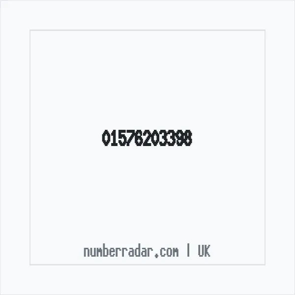 Reverse number check for +44 1576 203398 — who called me?