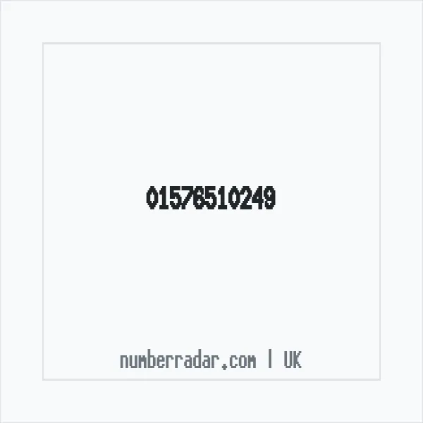Reverse number check for +44 1576 510249 — who called me?