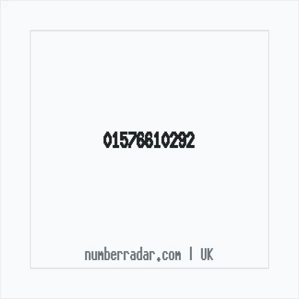 Reverse number check for +44 1576 610292 — who called me?