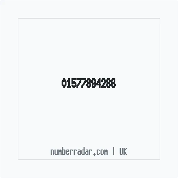 Reverse number check for +44 1577 894286 — who called me?