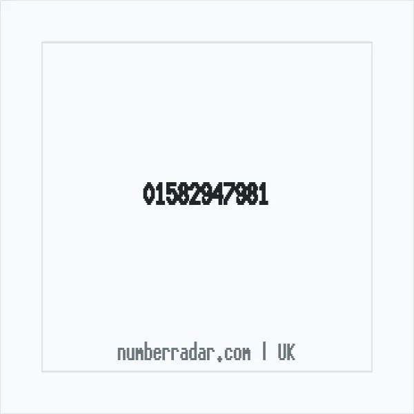 Reverse number check for +44 1582 947981 — who called me?