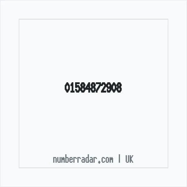 Reverse number check for +44 1584 872908 — who called me?