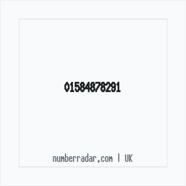 Reverse number check for +44 1584 878291 — who called me?