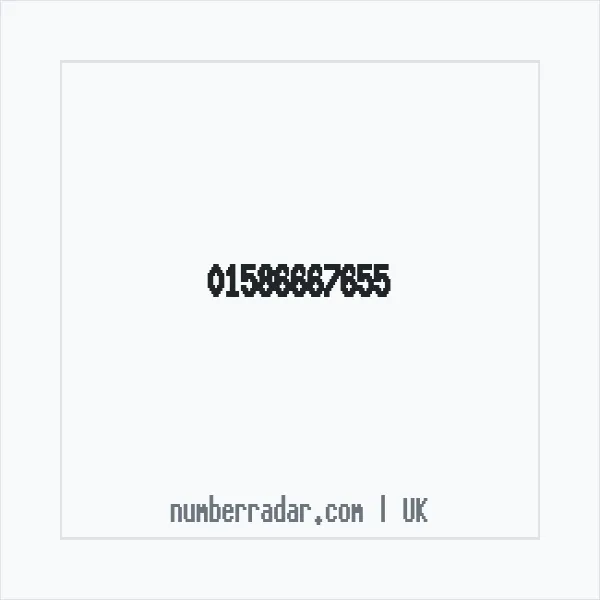 Reverse number check for +44 1586 667655 — who called me?