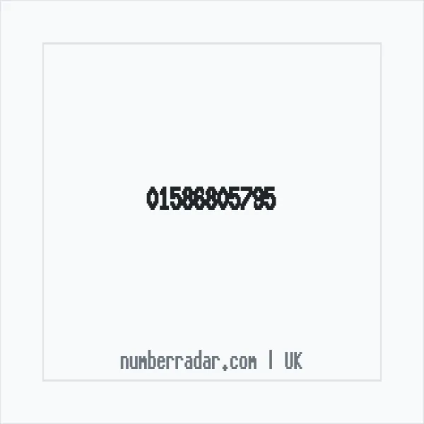 Reverse number check for +44 1586 805795 — who called me?