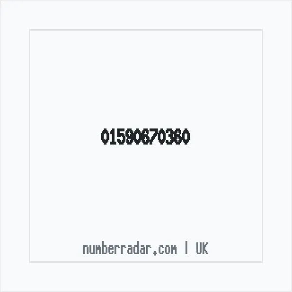 Reverse number check for +44 1590 670360 — who called me?