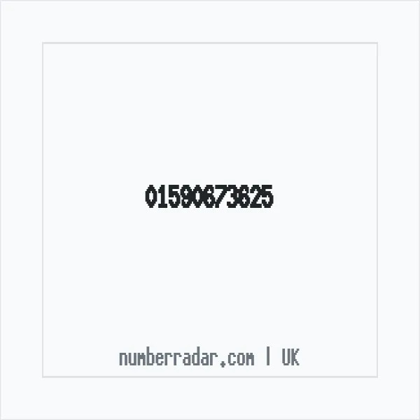 Reverse number check for +44 1590 673625 — who called me?