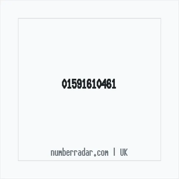 Reverse number check for +44 1591 610461 — who called me?