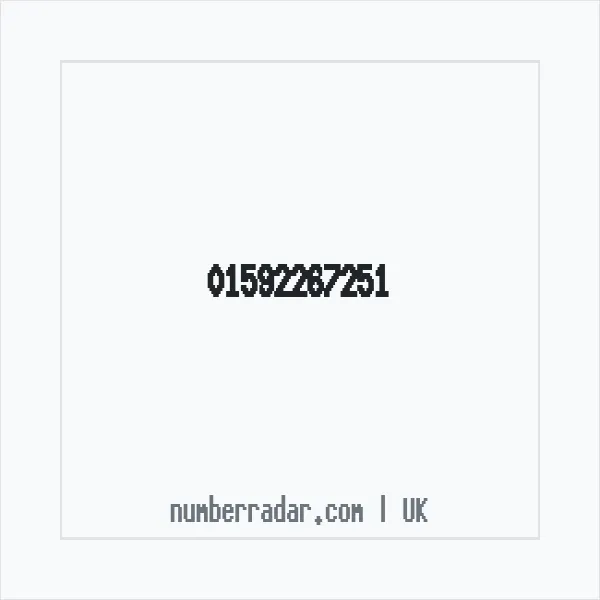 Reverse number check for +44 1592 267251 — who called me?