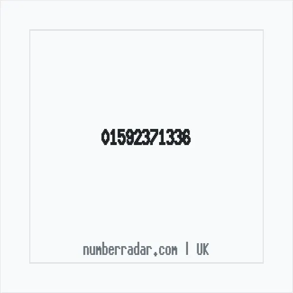Reverse number check for +44 1592 371336 — who called me?