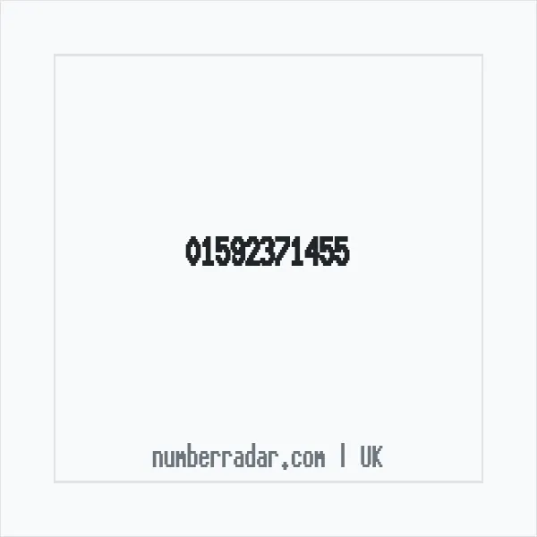 Reverse number check for +44 1592 371455 — who called me?