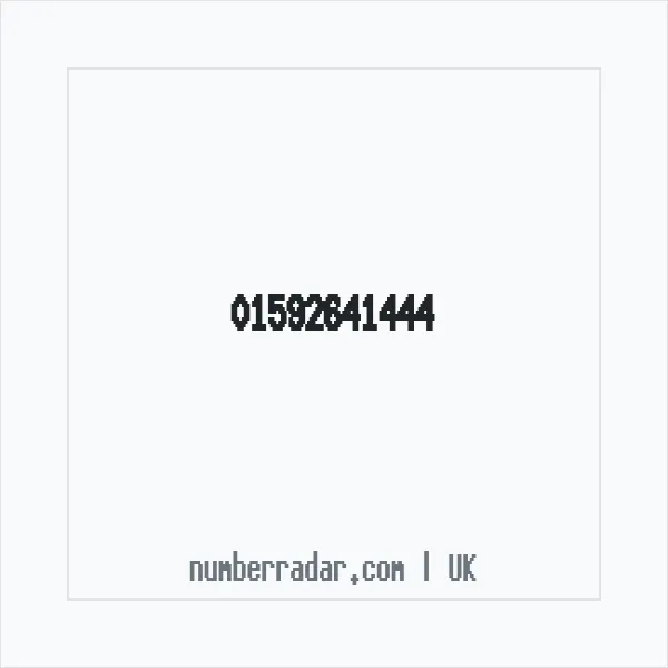 Reverse number check for +44 1592 641444 — who called me?