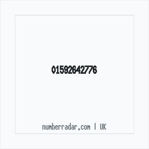 Reverse number check for +44 1592 642776 — who called me?