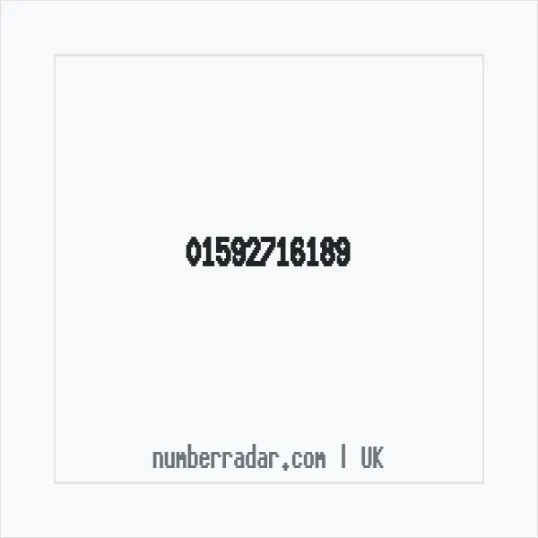 Reverse number check for +44 1592 716189 — who called me?