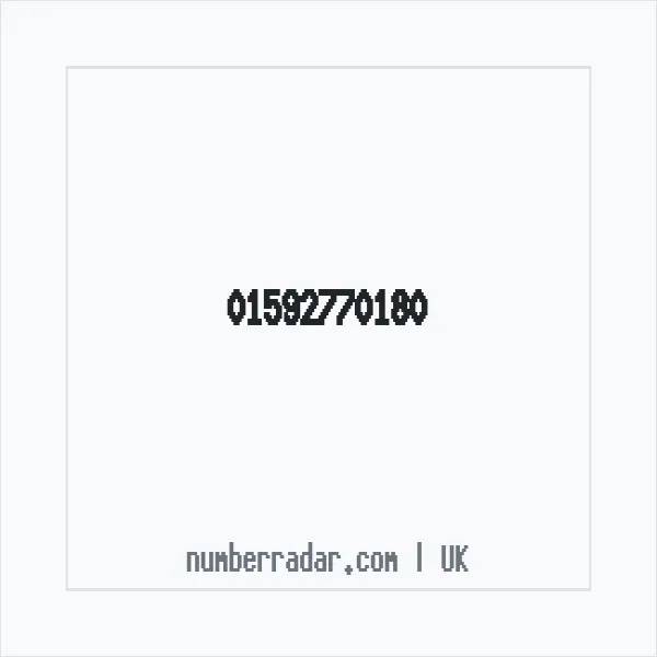 Reverse number check for +44 1592 770180 — who called me?