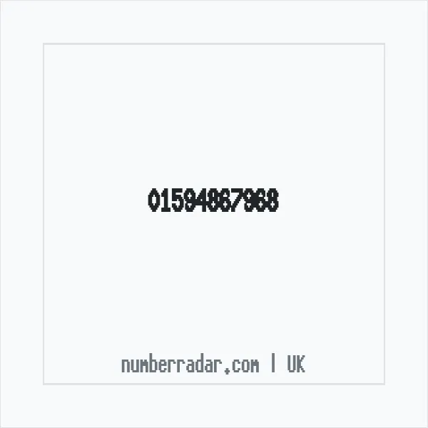 Reverse number check for +44 1594 867968 — who called me?
