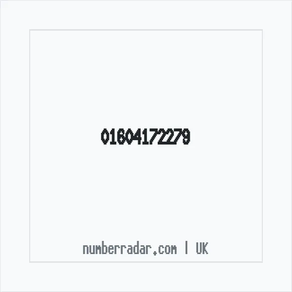 Reverse number check for +44 1604 172279 — who called me?