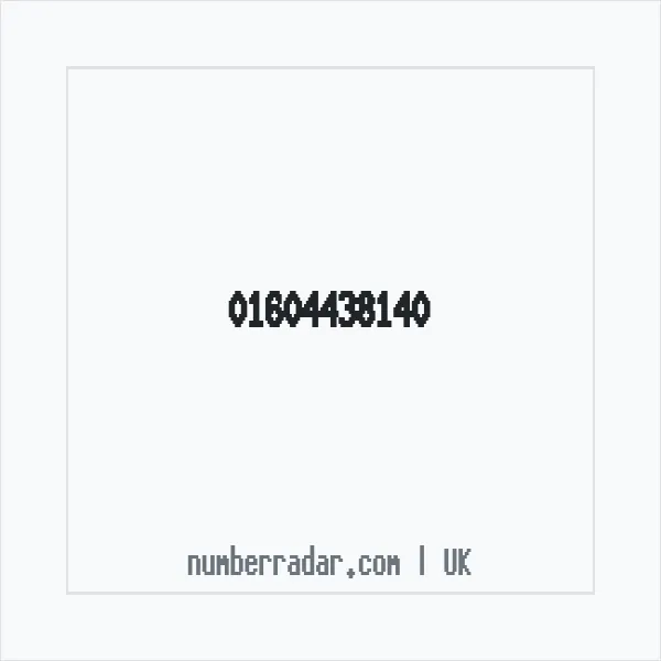 Reverse number check for +44 1604 438140 — who called me?