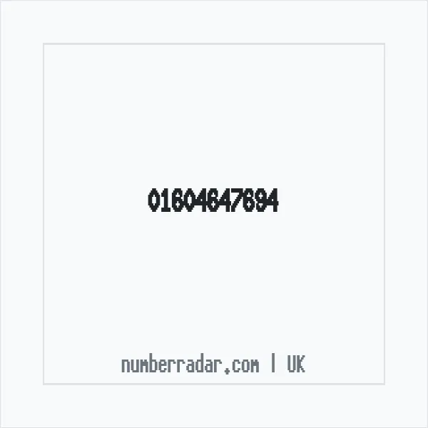 Reverse number check for +44 1604 647694 — who called me?