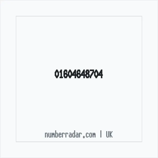 Reverse number check for +44 1604 648704 — who called me?