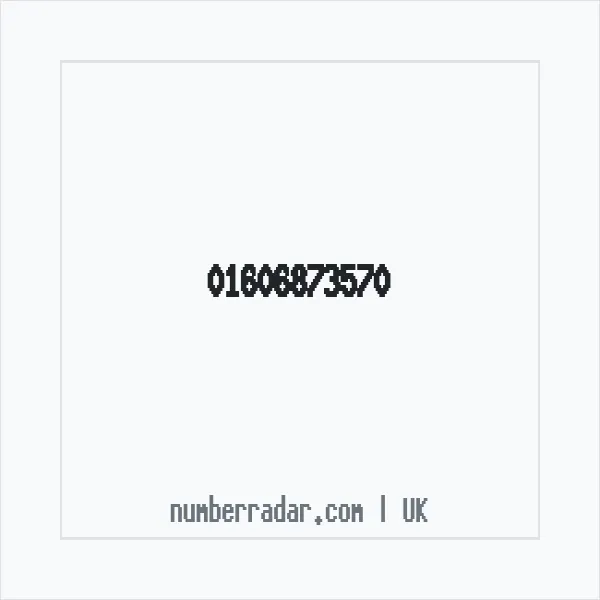 Reverse number check for +44 1606 873570 — who called me?
