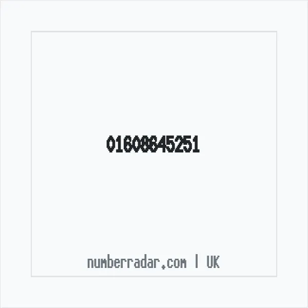 Reverse number check for +44 1608 645251 — who called me?