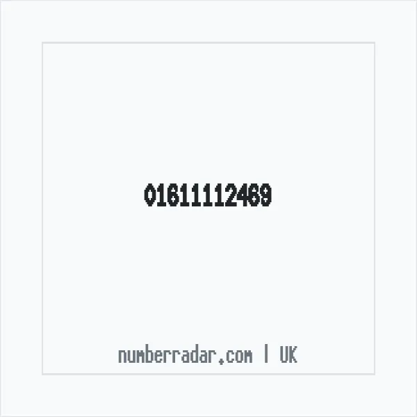 Reverse number check for +44 161 111 2469 — who called me?