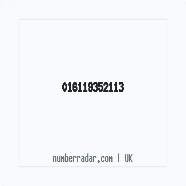 Reverse number check for +44 (1611) 935-211 — who called me?