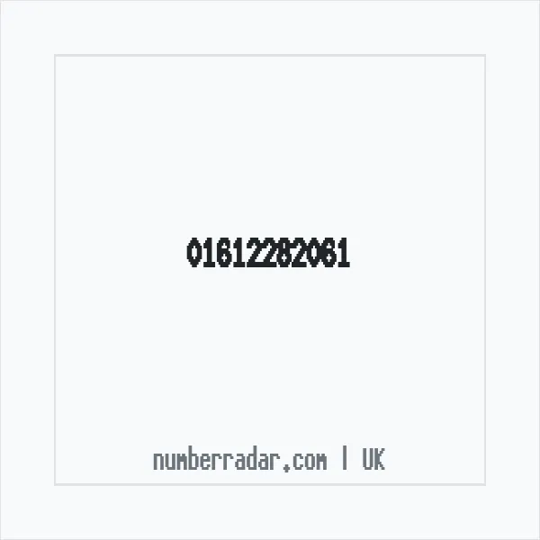Reverse number check for +44 161 228 2061 — who called me?