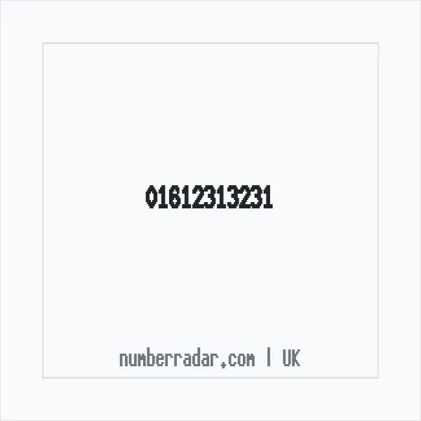 Reverse number check for +44 161 231 3231 — who called me?