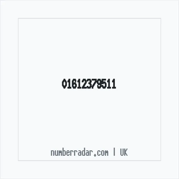 Reverse number check for +44 161 237 9511 — who called me?