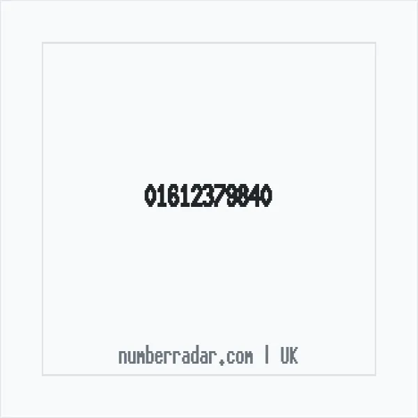 Reverse number check for +44 161 237 9840 — who called me?