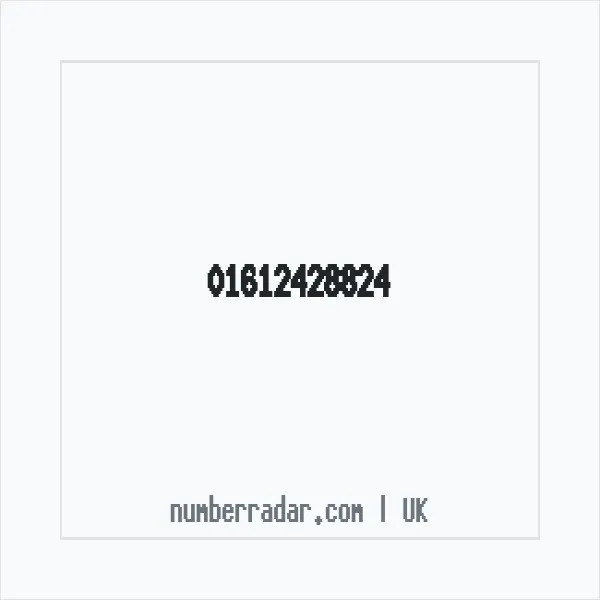 Reverse number check for +44 161 242 8824 — who called me?