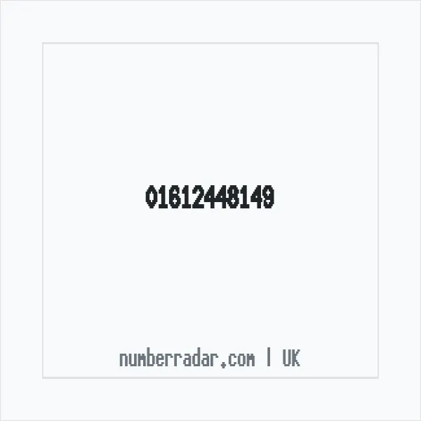 Reverse number check for +44 161 244 8149 — who called me?