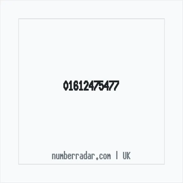 Reverse number check for +44 161 247 5477 — who called me?