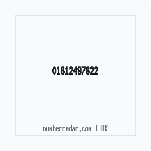 Reverse number check for +44 161 249 7622 — who called me?