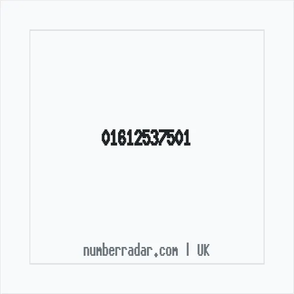 Reverse number check for +44 161 253 7501 — who called me?