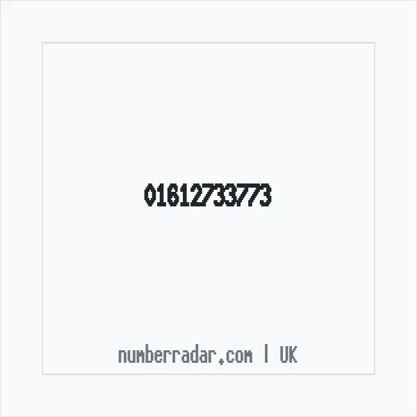 Reverse number check for +44 161 273 3773 — who called me?