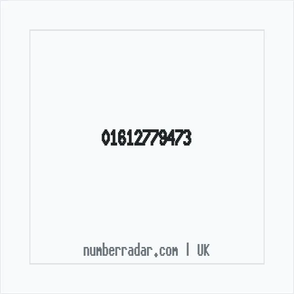 Reverse number check for +44 161 277 9473 — who called me?