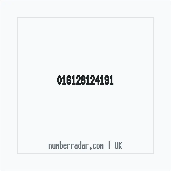 Reverse number check for +44 (1612) 812-419 — who called me?
